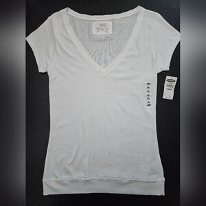 Vintage - NWT Old Navy Cotton Made in Peru White Tee Jersey - Size L